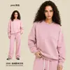 Moletom Gola Careca Personalizado Outono e Inverno, Oversized, Forrado com Fleece, Estilo Streetwear Americano, Unissex, Disponível para OEM/ODM Transfronteiriço