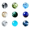 Contas de cristal natural de alta qualidade para pulseiras DIY, pulseira dos cinco elementos, ouro, madeira, água, fogo, terra, contas redondas de cristal amarelo