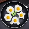 Omelete de aço inoxidável criativo gadget de cozinha em forma de coração DIY ovo frito antiaderente bolo de sobremesa molde atacado