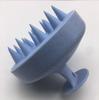 Cepillo de champú de paja de trigo y silicona para masaje y limpieza del cuero cabelludo, artefacto universal, conveniente para exteriores, champú y peine para el cabello
