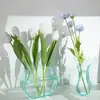 Florero Acrílico Pequeña Pecera para Decoración de Habitación, Florero Decorativo Minimalista Moderno También Adecuado para Criar Peces
