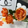 3 Flores Artificiais Cappuccino Austin, Arranjos de Casamento, Guias de Estrada, Arranjos de Flores, Flores para Decoração de Casamento, Flores Artificiais