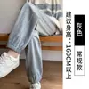 Calça de Moletom Cinza para Mulheres, Novo Estilo Primavera e Outono 2025, Caimento Solto, Estilo Jogger, Forrada com Fleece para Outono e Inverno, Calça Casual Petite