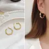 Pendientes de Plata de Ley S925 Estilo Coreano Simples de Nicho Elegantes Personalizados para Mujer Nuevos Pendientes de Gama Alta Pendientes de Perla Venta al por Mayor