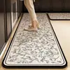 Tapete de Piso para Cocina de Lodo Diatomeas, Alfombra Antideslizante y Resistente al Aceite, Tapete Absorbente para Fregadero, Tapete de Piso Especial Resistente a Manchas para Esquinas de Cocina