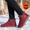 Botas de Algodão Femininas Botas de Neve de Poliuretano Transfronteiriças Tamanho Grande Botas Femininas Quentes com Lã Adicionada e Botas de Algodão Espessadas Cano Alto Resistentes ao Frio Botas Longas