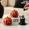 Adorno de piedra aromática difusora con forma de calabaza divertida, piedra aromática de cristal para uso doméstico, cristal de fragancia interior sin llama, de larga duración