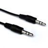 Línea de audio 3.5 línea de extensión de audio macho a macho 1 metro doble tono línea aux 3.5mm línea de audio cobre puro