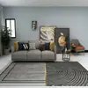 Alfombrilla Moderna Simple de Lujo Ligero Estilo ins para Sofá Gris Mesa de Café Sala de Estar Dormitorio Alfombra Manta de Mesita de Noche