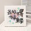Pintura de diamantes nuevo texto inspirador diy juguetes educativos hechos a mano para niños con marco pintura de diamantes regalo mesa al por mayor