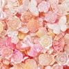 Contas de Acrílico Coloridas Misturadas em Gel ABS Peroladas Laço dos Sonhos Flores Rosa Contas Material para Miçangas Artesanais DIY