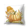 Funda de almohada de Acción de Gracias bendición Hoja de arce calabaza funda de cojín de sofá oficina hogar sala de estar funda de almohada TC502