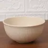 Tigela Listrada 15cm 9 Caixas Palha de Trigo Tigela de Macarrão Doméstica Restaurante Tigela de Arroz Anti-Queda Tigela de Macarrão 700ml Sopa