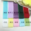 Acessórios de Cabelo DIY Acessórios de Laço 2,5 cm Fita de Veludo de Seda de Alta Qualidade / Fita Aveludada 1 Jarda Preço Azul Céu Branco