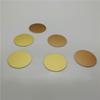 Placa de Metal 28mm Jateada Cor Ouro Bronze Placa Logotipo de Metal a Laser Placa de Nome