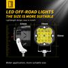 Luz de Trabalho LED Quadrada para Carro de 3 polegadas Pod de Luz para Coluna A Luz de Direção Refletor para Veículo Off-Road Excluindo Imposto