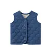 Chaleco de Lana y Seda para Niñas Otoño e Invierno Ropa Exterior Cárdigan Cálido para Niños Chaqueta Chaleco para Niños Chaleco de Bebé