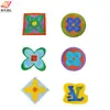 Novos Adesivos de Tecido com Bordado de Flores Pequenas e Trevos de Quatro Folhas para Roupas e Bolsas Acessórios Decorativos Adesivos Patch