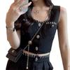 Verão Vest Straight Pants Two-piece Set Royal Sister Moda Fried Street Celebrity Style Small Wear Internet Celebrity Clothing