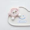 Broche de muñeco de peluche de dibujos animados Sanrio con melodía de flor, Yugui Dog Star, accesorios de decoración para bolsos de estudiante