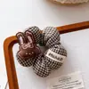 Clip BB de Tela Cuadros Estilo Coreano para Niños Flequillo Clip para el Cabello de Niñas Lunares de Dibujos Animados Lazo para el Cabello Anillo para el Cabello
