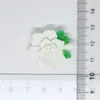 Flor de Jazmín Imitación Brillante Flor de Peonía Accesorios de Resina para Bricolaje Pegamento de Crema Funda para Teléfono Pasador Pegatinas para Vaso de Agua