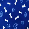 Manta de Forro Polar de Doble Cara para Mascotas Transfronteriza para Perros, Manta Caliente para Mascotas, Manta con Huellas de Patas de Gato y Perro, Colchoneta para Dormir, Esterilla para Mascotas