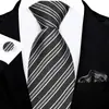 Conjunto de Corbata de Tres Piezas para Hombre 8cm Ropa Formal de Negocios Corbata Bordada Jacquard de Seda de Poliéster Logo Corbata Atada a Mano Personalizada