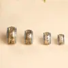 Accesorios para Joyería con Inscripciones Protectoras, Cuentas Espaciadoras, Joyería de Mano con Cuentas para Manualidades, Cuentas Superiores Grabadas con Bordes Estampados, Accesorios de Cobre