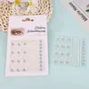 088 fábrica de girasoles al por mayor pegatinas de maquillaje para ojos con pedrería de perlas pegatinas de diamantes para la cara pegatinas de maquillaje decoración de escenario para niños