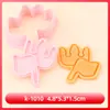Molde de Biscoito da Série Final Fantasy Molde de Biscoito de Desenho Animado 3D DIY Argila Simulação Biscoitos Impressos