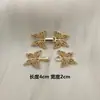 Directamente para Hanfu Cheongsam de la Dinastía Ming Disfraz Antiguo Mariposa Hanfu Infantil Hebilla de Placa Metálica