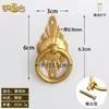 Anilla de Tirador de Flor de Ciruelo en Forma de Rombo, Herrajes de Cobre para Muebles Clásicos, Tirador Redondo, Anilla de Tirador de Cajón Estilo Chino Nuevo, Tirador Redondo para Armario