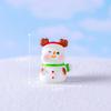 Micro paisaje lindo Navidad Oso Viejo haciendo nieve DIY accesorios de decoración bola de cristal adornos pequeños de escritorio