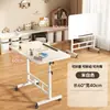 Mesa de computador de cabeceira, escrivaninha simples para estudantes, adequada para quartos e dormitórios, pode ser usada para estudar e trabalhar, com espaço de armazenamento, leve e estável