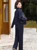 Elegante Conjunto de Dos Piezas Casual Holgado Deportivo Estampado para Mamá Primavera 2026 para Mujeres de Mediana Edad y Mayores