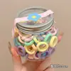 Gomas de Pelo de Colores para Pulgar de Niñas Pequeñas, Bandas Elásticas de Alta Elasticidad, Accesorios para el Cabello de Bebé Que No Dañan el Cabello