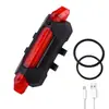Luz de bicicleta autopropelida Carregamento USB Segurança ao pedalar Luz traseira de segurança Aviso para pedalar à noite Luz traseira para mountain bike Acessórios para bicicleta Equipamento