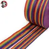 Nueva Cinta de Polipropileno Arcoíris Correa para Mascotas Colorida de Polipropileno Correa de Unión para Maleta Arcoíris Venta al por Mayor