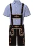 Nuevos Overoles Cuadros para Padres e Hijos de Amazon, Ropa de Oktoberfest de Múnich, Tirantes de Bar