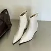 Primer encuentro con las botinetas de punta fina y las botinetas elásticas para mujer, nueva colección otoño/invierno 2026, botines versátiles de ajuste ceñido, elegantes botines elásticos de tacón alto