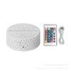 Venta Directa de Fábrica Base de Luz Nocturna 3D Control Remoto Táctil Luz Nocturna LED Acrílica de Siete Colores Base de Carga USB Lámpara de Mesa