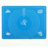 Tapete de silicona para amasar 40x30 con escala, tabla de cortar de silicona, herramientas para hornear de cocina, tapete para horno 100g