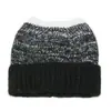 Sombrero de Lana de Punto con Orejas de Gato Diabólico y Color Degradado, Nuevo para Otoño e Invierno, Xiyin Temu Transfronterizo, Suéter de Punto para Mujer