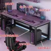 Escritorio de Computadora para el Hogar de Fibra de Carbono Escritorio Simple de Escritorio Escritorio de Oficina Escritorio Rectangular Engrosado Estación de Trabajo de Dormitorio Escritorio de Estudio