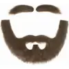 Adereços de Barba Falsa, Barba Realista, Bigode, Sobrancelhas, Barba de Festa, Barba Falsa, Barba de Cavalheiro Masculina