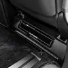 Aplicável a Adesivos de Pedal de Pé para Fileira do Meio do Alphard Modelo 23 Série 40, Adesivos 3D Vellfire Anti-Chute Anti-Arranhão, Material de Borracha Macia de Plástico Cristal