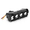 Nuevas Luces Spot para Motocicleta Transfronterizas, Vehículos Eléctricos, Luces Spot LED de 4 Perlas, Faros, Luces Spot de Dos Colores