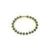 Pulsera Pulsera de Trébol de Cuatro Hojas Amazon Popular Transfronterizo Color Completo Diamante Completo Diseño de Moda Europeo y Americano Pulsera de Lujo