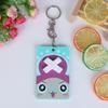 Porta credencial de estudiante de transporte público creativo, soporte para tarjetas bancarias de acrílico suave estéreo 3D, venta al por mayor, diseño personalizado de dibujos animados